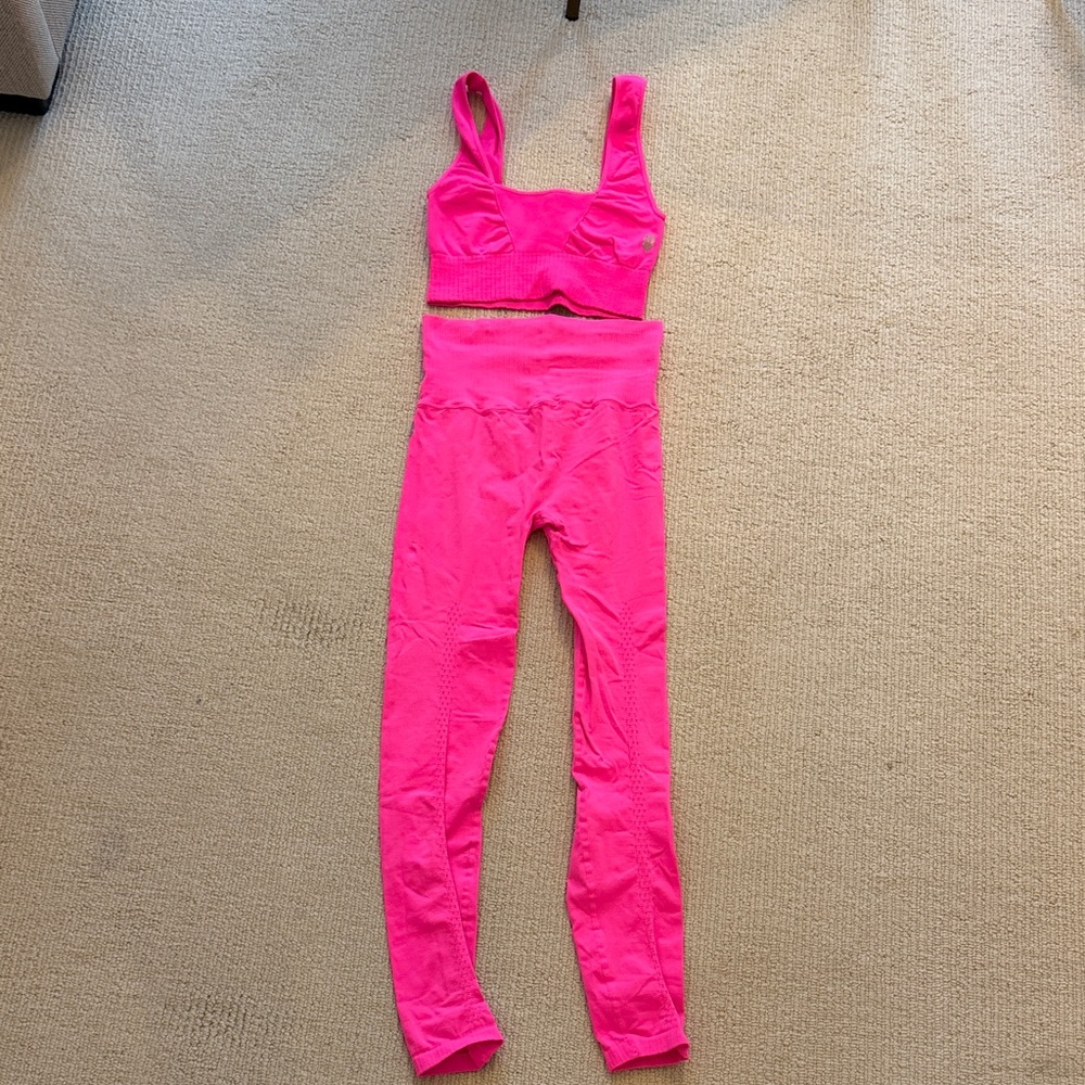 Vibrant Pink FP MOVEMENT Activewear Set